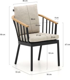 Condor 240cm dining tuinset 7-delig - Laagste prijsgarantie! Bruin