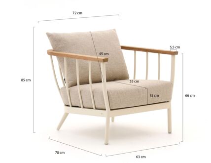 Condor lounge tuinstoel - Laagste prijsgarantie! Wit