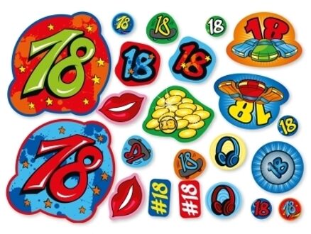 Confetti 18 jaar 300 gram Multi