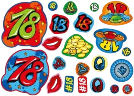 Confetti 18 jaar 300 gram