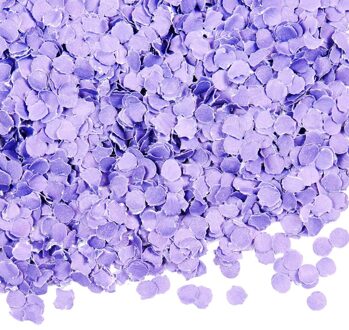 Confetti 1cm Papier Lila 100 Gram Paars