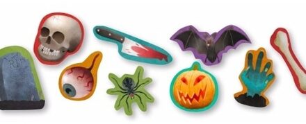 Confetti Halloween 18 motieven Multi