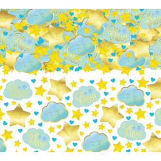 Confetti Junior Folie Blauw/goud 70 Gram Goudkleurig