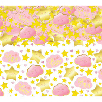 Confetti Junior Folie Roze/goud 70 Gram Goudkleurig