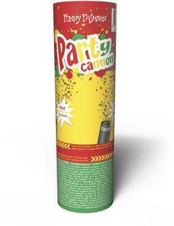 Confetti Kanon Carnaval Rood/Geel/Groen (20cm) Multikleur - Print