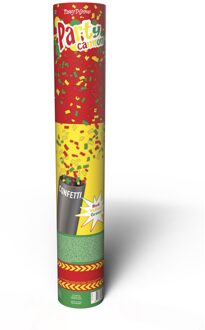 Confetti Kanon Carnaval Rood/Geel/Groen (60cm) Multikleur - Print