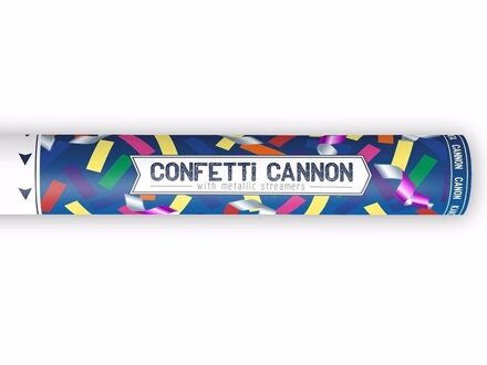 Confetti kanon mix kleurent 40 cm - Confetti Multikleur