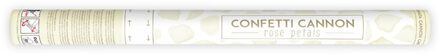Confetti Kanon Rozenblaadjes Creme 60cm Geel - Beige - Creme