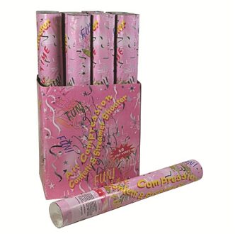 Confetti kanon voor Bruiloft/Huwelijk - 40 cm - witte confetti snippers - kunststof