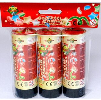 Confetti Party Kanon 3 Stuks