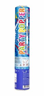 Confetti party shooters kanonnen gekleurd 26 cm