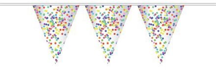 Confetti Party Thema Vlaggenlijn 10 Meter Multikleur