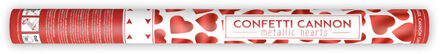 Confetti Shooter Hartjes Rood 60cm Rood - Zalm