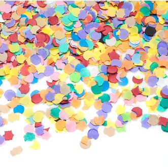 Confetti snippers van papier - multi kleuren - 1 kilo zak - feestartikelen - Confetti Multikleur