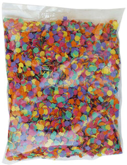 Confetti snippers van papier - multi kleuren - 200 gram zak - feestartikelen