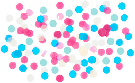 Confetti Zeemeermin 15 Gram Papier Roze/blauw/wit
