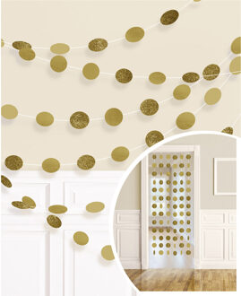 Confettislinger Glitter Goud - 6 stuks