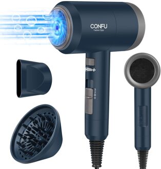 Confu 1800W Professionele Ionic Föhn Draagbare Föhn Krachtige Haardrogers Styling Tools Voor Reizen Salon Huishoudelijke Gebruik EU
