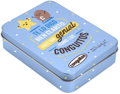Conguitos Lata Mr. Wonderful blue · 18g