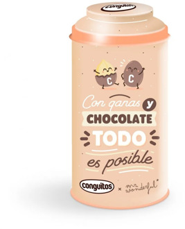 Conguitos Lata Mr. Wonderful · orange · 90g