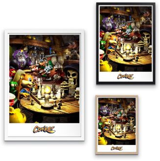 Conker Character Giclee Art Print - A4 - Print Only Meerdere kleuren