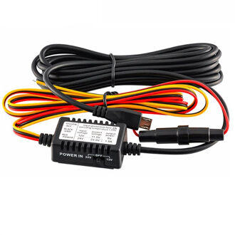 Conkim Universele Micro Usb Top Harde Draad Kit 5V 2A Parking Guard Mount Voor Dvr Dash Camera Lage voltage Bescherming 3.5M