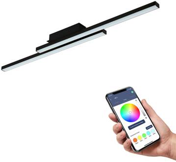 connect.z Fraioli-Z Smart Plafondlamp - 105,5 cm - Zwart/Wit