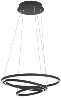 connect.z Lobinero-Z Smart Hanglamp - Ø 58 cm - Zwart/Wit