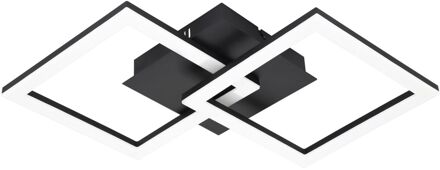 connect.z Paranday-Z Smart Plafondlamp - 52,5 cm - Zwart/Wit