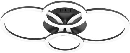 connect.z Parrapos-Z Smart Plafondlamp - 61,5 cm - Zwart/Wit