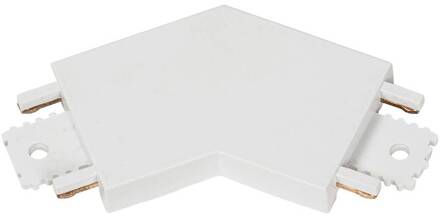 connector Lumaro, wit, 135°, kunststof