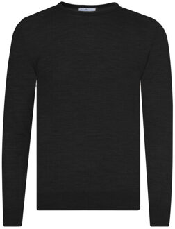 Connery crew-neck sweater - maat S Zwart