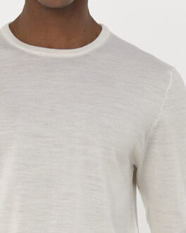 Connery crew-neck sweater Wit - XXL