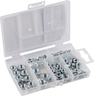 Connex Assortiment Zeskantmoeren 150-Delig - DP8500112