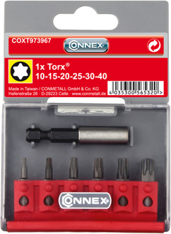 Connex Bitsset Torx + Houder (7Dlg) - COXT973967