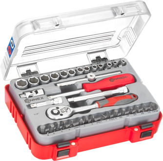 Connex Dopsleutelset Profi 1/4 40Dlg - COX580235