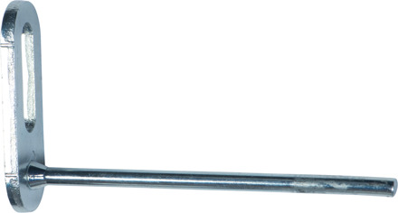 Connex Enkele Haak Recht 46X80X4Mm Vz - DY270400