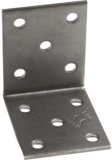 Connex Geperf. Winkelhaak 50X50X40X2 Rvs - HVGRS2420