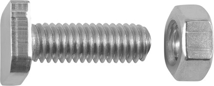 Connex Hamerkopschroef M6X18 A2 5St - KYB6400043