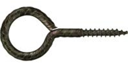 Connex Oogschroef 4.0X20X10 Rustiek 6St Zw - KY5212010