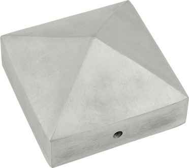 Connex Paalkapje 70X70Mm Piramide Alu - HV4325