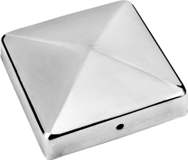 Connex Paalkapje 90X90Mm Zonder Kogel A2 - HV4321