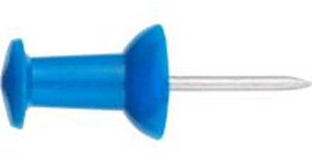 Connex Prikbordspeld Kunststof 30St Bl - KY6090034