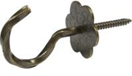 Connex Rustieke Haak & Rozet 40Mm * 2St Ms - KY5230001