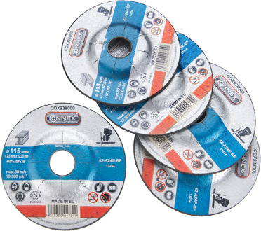 Connex Set 5X Slijpschijf Metaal 115Mm - COX938005