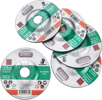 Connex Set 5X Slijpschijf Steen 115Mm - COX938015