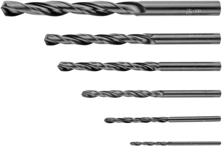 Connex Set Metaalboren 2-8Mm 6Dlg Blauw - COX972226