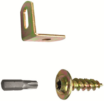 Connex Set Vlechtschermbeslag Compleet Vz - HV4308