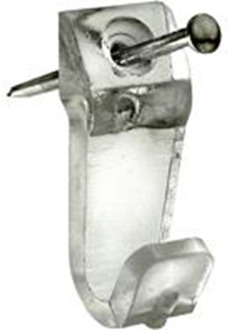 Connex Wandhaakje Kunststof '1' 10St Tr - KY6050001