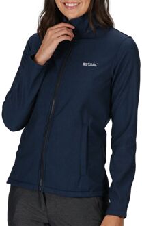 Connie V Dames Softshelljack - Navy Marl - Maat 42